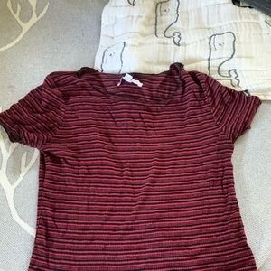 American Eagle Red Crop Top